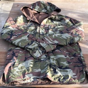 Brixton Verso reversible hooded button up jacket